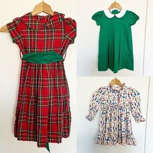 Bundle‎ of 3 Boutique Christmas Dresses 4/5